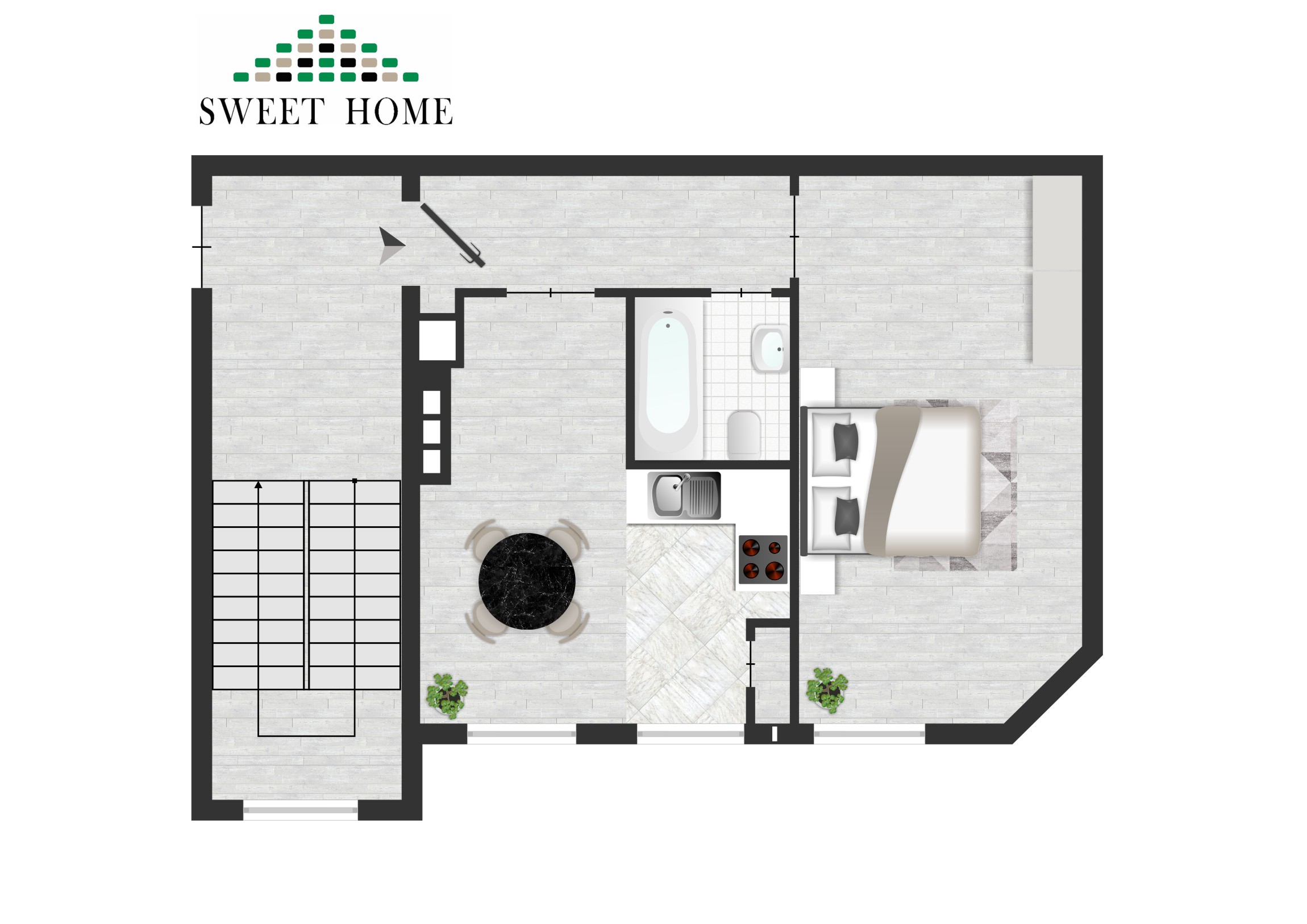 . 2-room apartment near Potsdamer Platz, self-use possible from 2027 - Photo 5