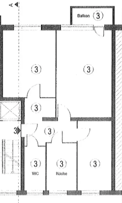 Attraktive 3-Zimmer-Wohnung mit Balkon, Aufzug in Berlin-Moabit, Kapitalanlage oder Eigennutzung - Photo 5